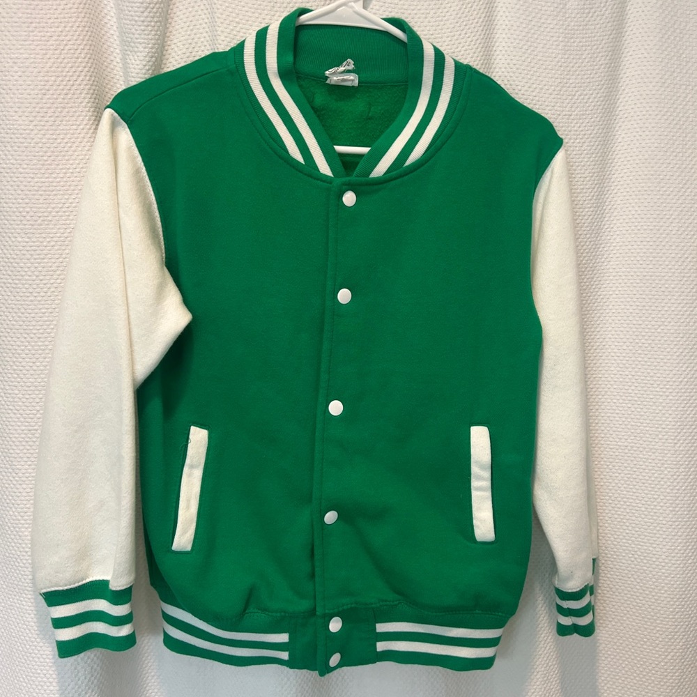 Varsity Jacket for Kids age 9-11 - 💚. Like new!  $42 new!